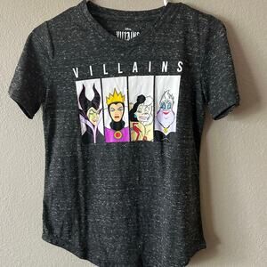 NEW Disney Villains Junior's T Shirt SZ XS